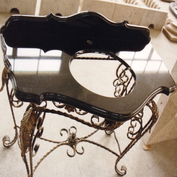 absolute black granite sink